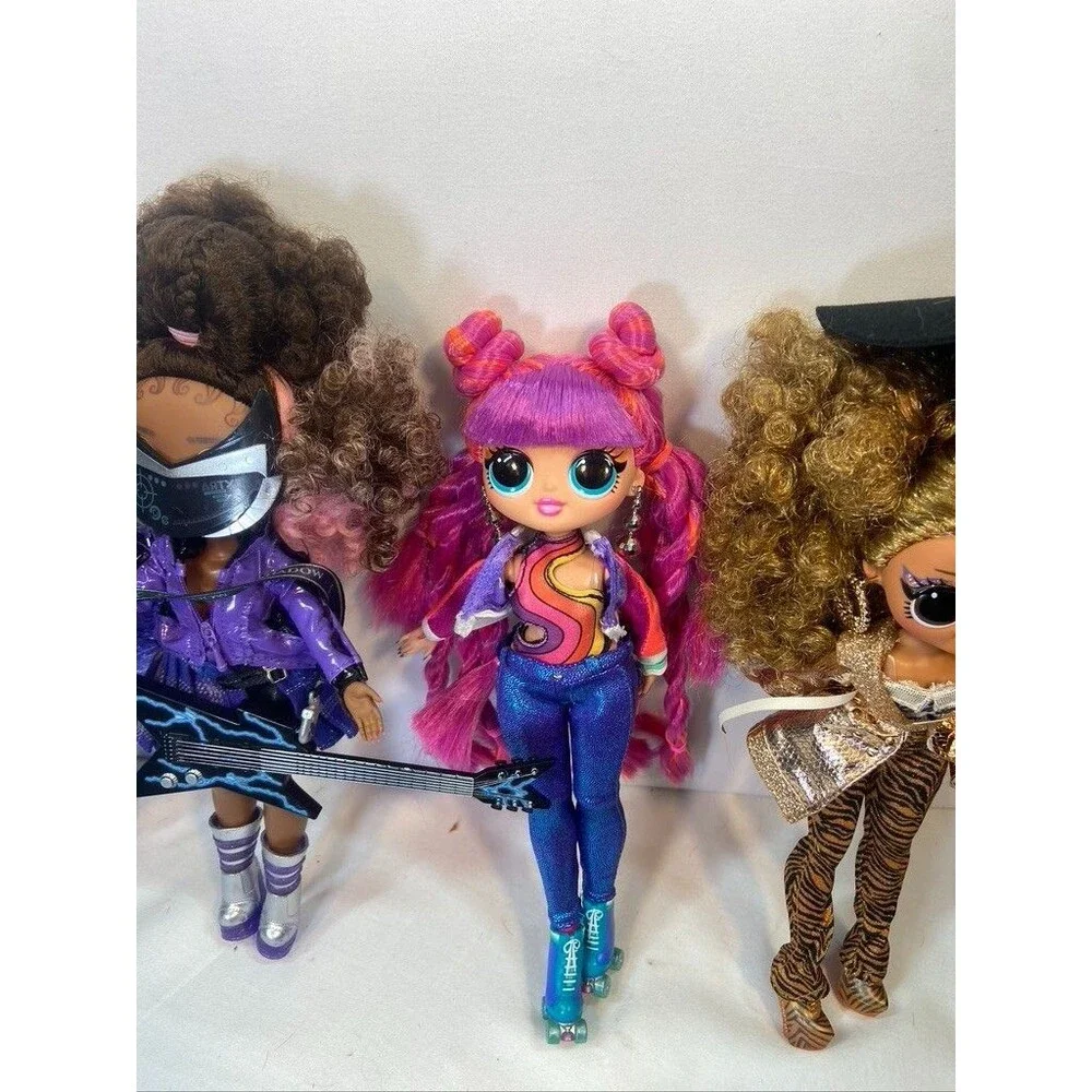 LOL SURPRISE FASHION DOLL LOT OF 4 MULTICOLOR 11 INHES